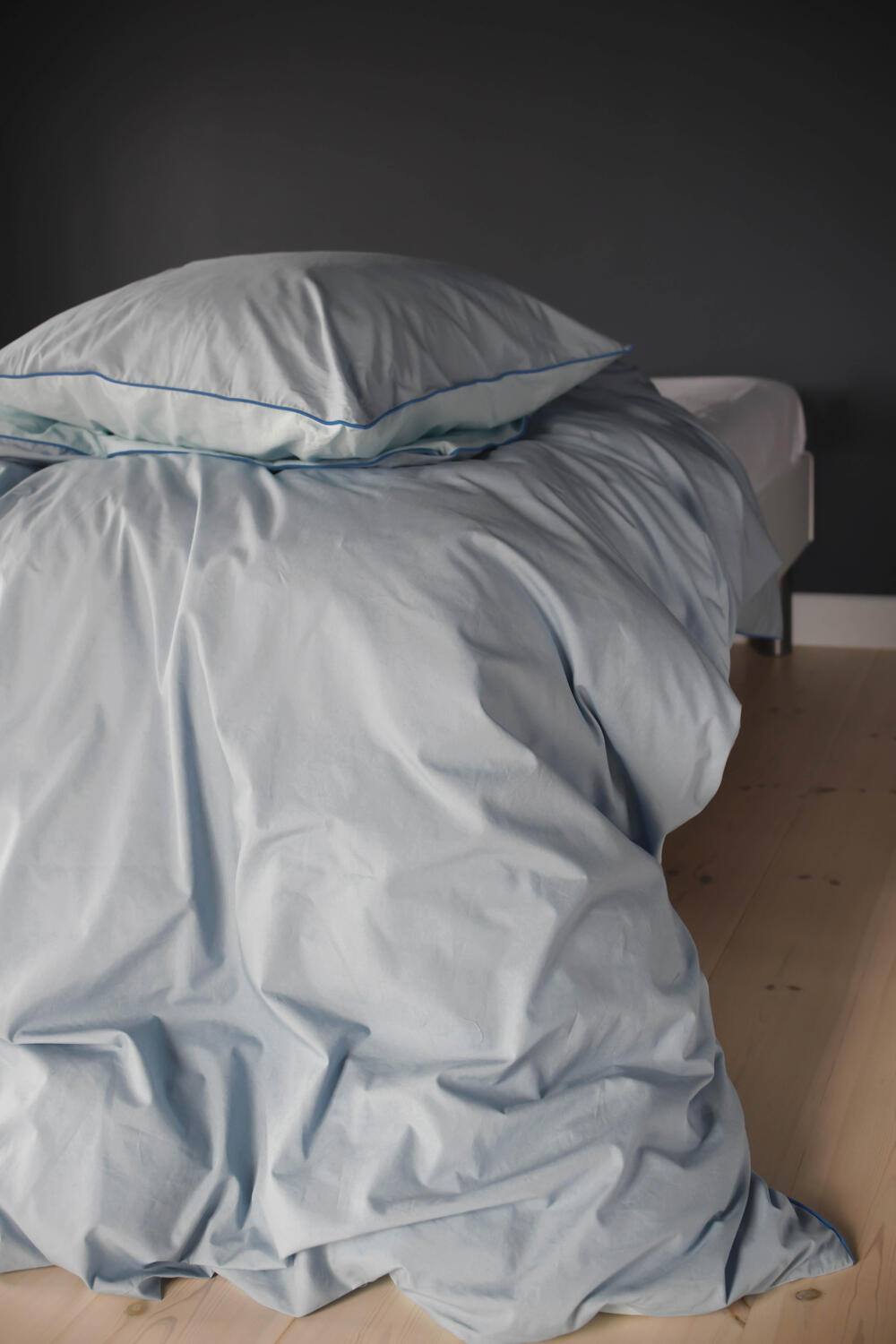 Color Combo sengesæt - lyseblå/marineblå